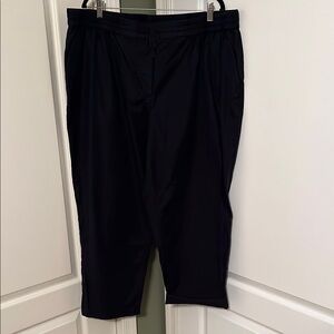 Talbots Navy Light Weight Pants with Tab to Cuff 3X